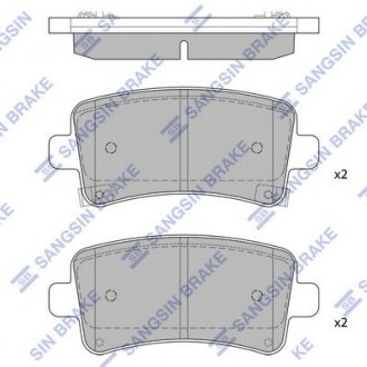 Кт. Тормозные колодки Hi-Q (SANGSIN) SP2135