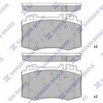 Колодки тормозные передние SANGSIN Hi-Q (SANGSIN) SP2193