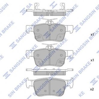 Кт. Тормозные колодки Hi-Q (SANGSIN) SP4127