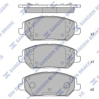 Гальмівні колодки SANGSIN Hi-Q (SANGSIN) SP4242