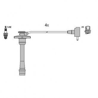 Комплект електропроводки HITACHI 134132