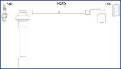 Дроти запалення, набір HITACHI 134520