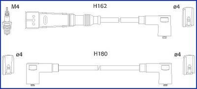 Дроти запалення, набір HITACHI 134784