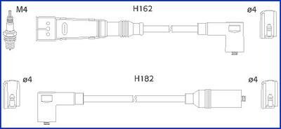 Дроти запалення, набір HITACHI 134785