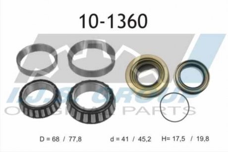 Комплект підшипника колеса IJS IJS GROUP 101360