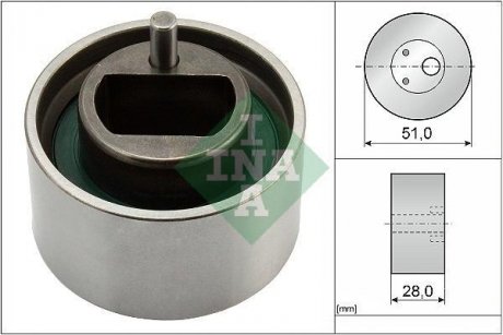 Натяжной ролик INA 531 0855 10