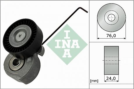 Натяжная планка, поликлиновой ремень 534 0324 10 INA 534032410