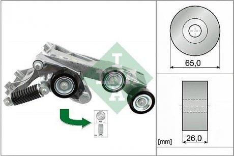 Натяжник ременя micro-V INA 534044610