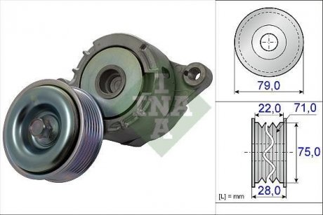 Натягувач paska.. INA 534050810 (фото 1)