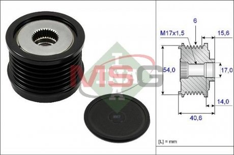 Шкив генератора INA 535023010