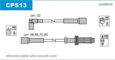 Проволока зажигания, набор Janmor CPS13