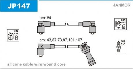 Проволока зажигания, набор Janmor JP147