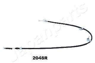 Трос ручного тормоза RECZ. TOYOTA T. YARIS 1.3/4-4D 06- PR JAPANPARTS BC2048R (фото 1)