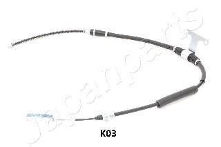 Трос, стояночная тормозная система BC-K03 JAPANPARTS BCK03