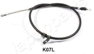 Трос стояночного тормоза JAPANPARTS BCK07L