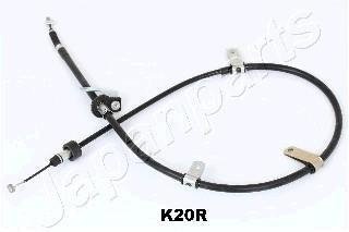 Трос ручного тормоза RECZ. KIA T. PICANTO 04- PR JAPANPARTS BCK20R (фото 1)