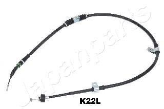 Трос, стояночная тормозная система BC-K22L JAPANPARTS BCK22L