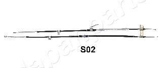 Трос, стояночная тормозная система BC-S02 JAPANPARTS BCS02 (фото 1)