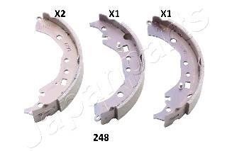 Комплект гальмівних колодок GF-248AF JAPANPARTS GF248AF