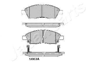 Комплект тормозных колодок JAPANPARTS PA1002AF (фото 1)