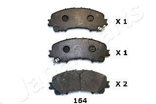 Колодки тормозные NISSAN P. X TRAIL 1,6 13- JAPANPARTS PA164AF