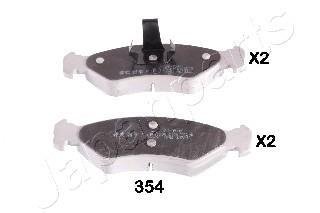 Колодки тормозные FORD P. FIESTA -96/96-00/KA -00 JAPANPARTS PA354AF