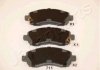 Тормозные колодки, дисковый тормоз (набор) JAPANPARTS PA711AF (фото 1)