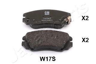 Колодки тормозные CHEVROLET P. MALIBU 12- JAPANPARTS PAW17AF (фото 1)