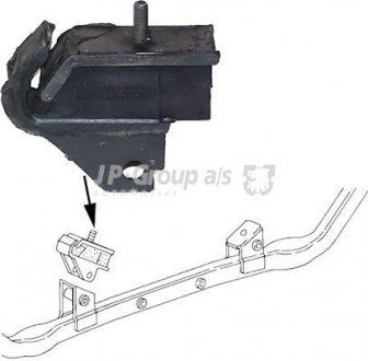 Подушка двигателя задняя VW T3 -92 JP GROUP 1117901000 (фото 1)