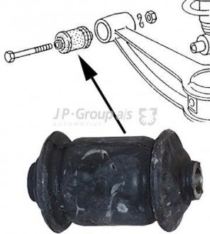 Сайлентблок рычага переднего T2/T3 (ниж.) JP GROUP 1140205300