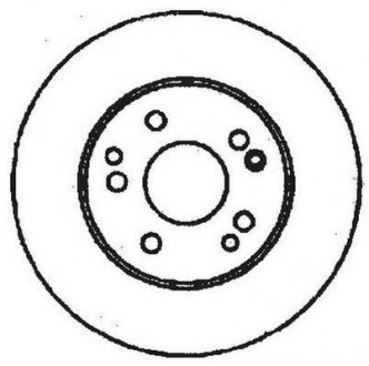 Диск тормозной MERCEDES Jurid 561331JC