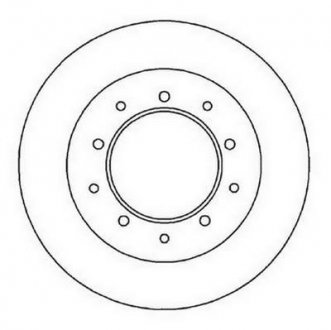 Гальмівний диск Jurid 561353JC