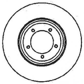 Тормозной диск Jurid 561378JC (фото 1)