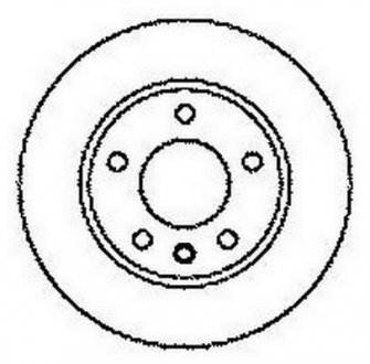Гальмівний диск Jurid 561609JC