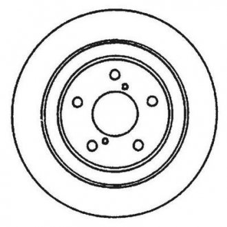 Диск гальмівний SUBARU Jurid 561667JC