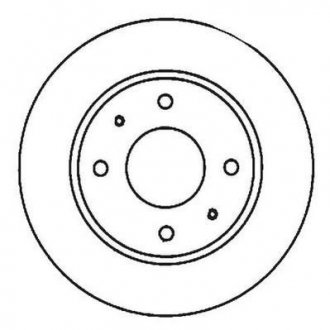 Гальмівний диск Jurid 561926JC