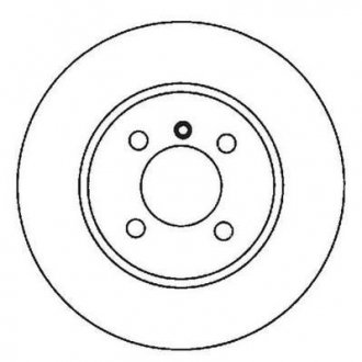 Гальмівний диск Jurid 561980JC