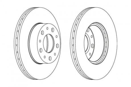 Диск гальмівний DUCATO 10/14 Jurid 561984JC