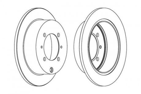 Тормозной диск Jurid 562018JC