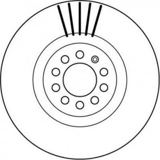 Тормозной диск Jurid 562132JC