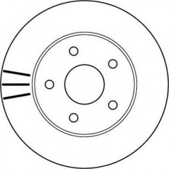 Гальмівний диск Jurid 562147JC