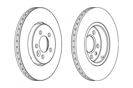 Тормозной диск Jurid 562165JC