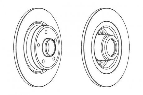 Гальмівний диск Jurid 562184JC1
