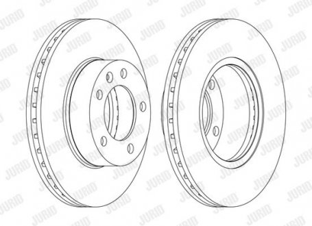 Диск тормозной MOVANO MASTER ! Jurid 562190JC1