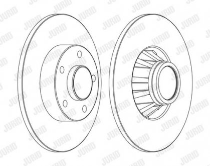 Диск гальмівний VIVARO tyі ! Jurid 562211JC1