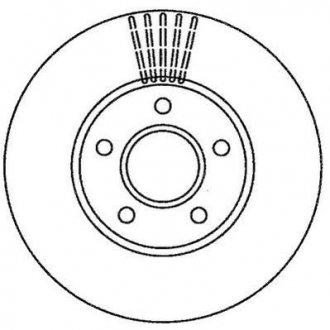 Диск гальмівний TRANSIT 1.8 02- Jurid 562251JC