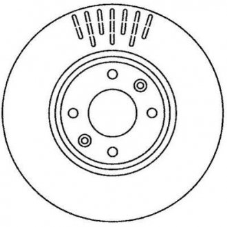 Диск тормозной C4 P307 Jurid 562267JC