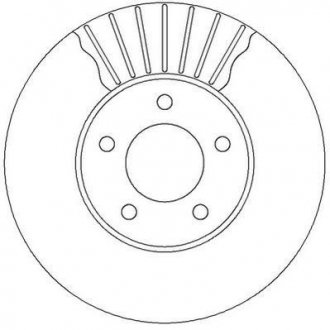Тормозной диск Jurid 562292JC
