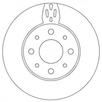 Диск тормозной NOWA PANDA 4X4 JTD Jurid 562296JC