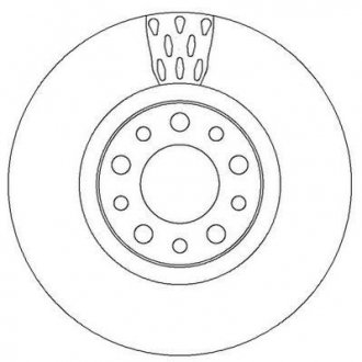 Диск гальмівний AR159 BRERA Jurid 562299JC